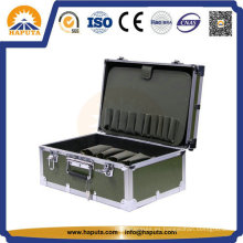 Caja de aluminio verde para herramientas de la reparación del vehículo (HT-1221)